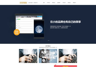 響應(yīng)式微信科技類(lèi)網(wǎng)站模板 html5響應(yīng)式IT科技類(lèi)織