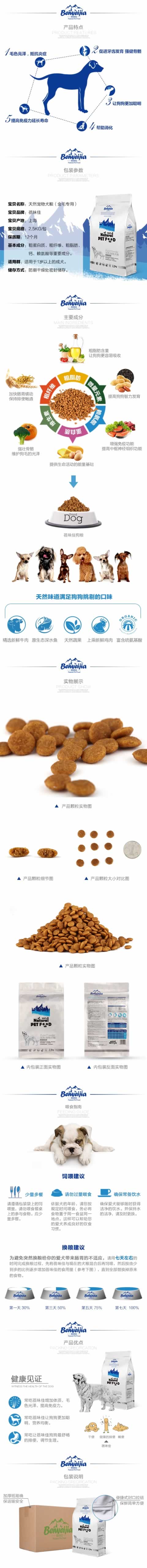 天然寵物犬糧寵物糧詳情